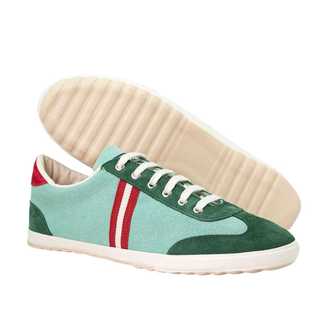 Zapatillas Match Washed Canvas Verde El Ganso BLANCO NUMERO UNO